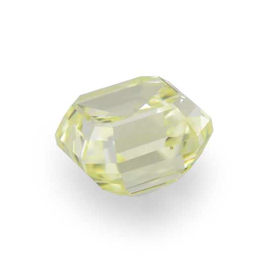 0.53 Carat Fancy Yellow Asscher Diamond (VS1)