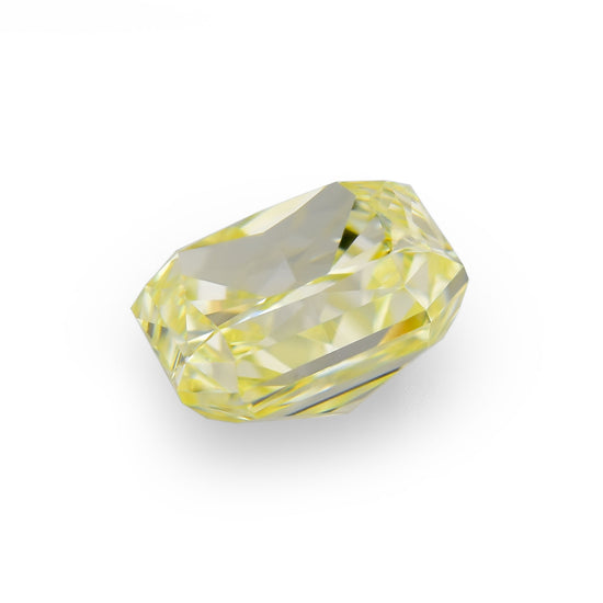 0.71 Carat Fancy Yellow Radiant Diamond VVS2 IGI