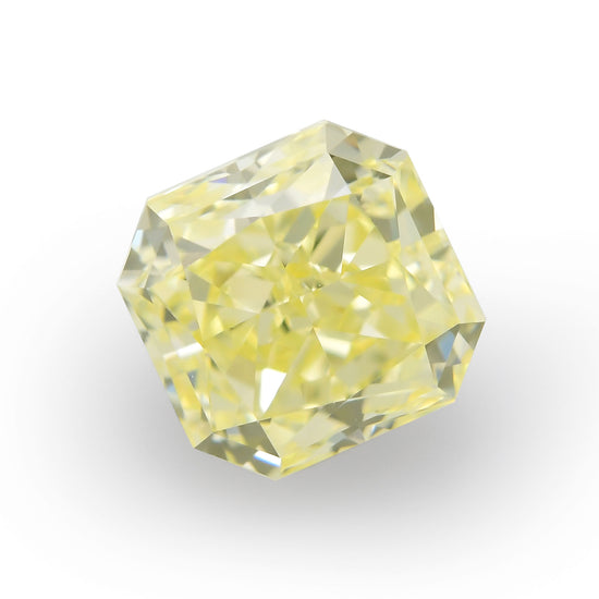 0.53 Carat Fancy Yellow Radiant Diamond VVS1 IGI