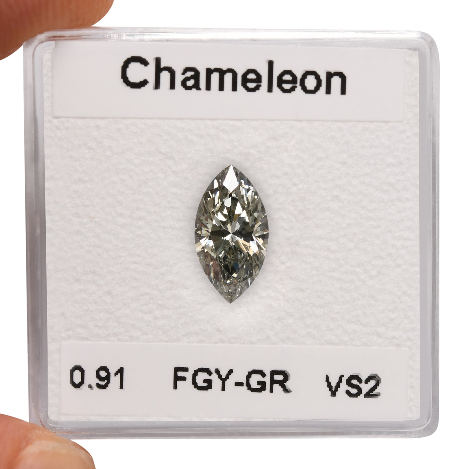 0.91 Carat Chameleon Marquise Diamond VS2 GIA