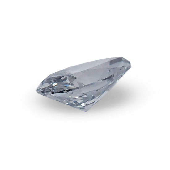 1.67 Carat Fancy Blue Gray Pear Diamond IF GIA