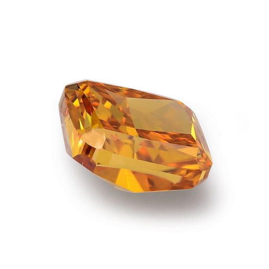 0.45 Carat Fancy Deep Yellowish Orange Cushion Diamond SI1 GIA