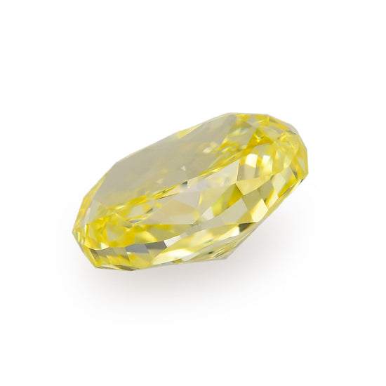0.47 Carat Fancy Intense Yellow Oval Diamond (VS2) GIA