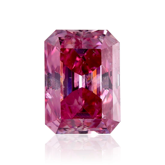 1.12 Carat Fancy Vivid Purple Pink Emerald Argyle Diamond (I1) GIA