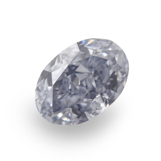 0.16 Carat Fancy Grayish Blue Oval Diamond (SI2) GIA