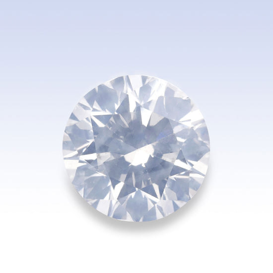 1.00 Carat Fancy White Round Brilliant Diamond  GIA