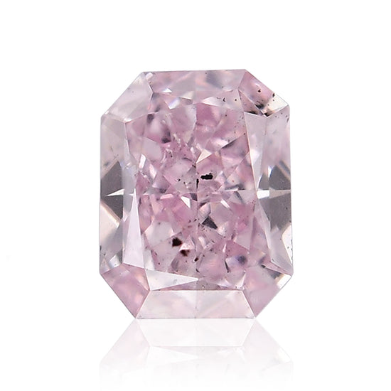 0.14 Karat Fancy Purple Pink Radiant Diamant (I1) GIA