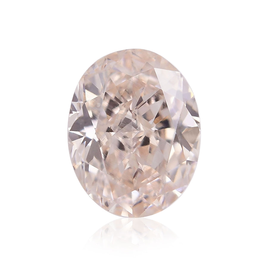 0.38 Carat Light Pink Brown Oval Diamond (VS2) GIA