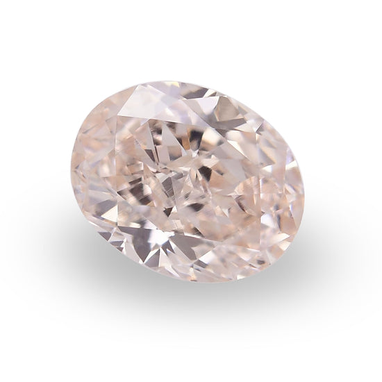 0.38 Carat Light Pink Brown Oval Diamond (VS2) GIA
