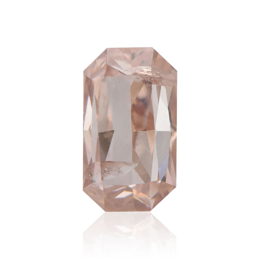 0.20 Carat Fancy Brown Pink Radiant Diamond (I1) GIA