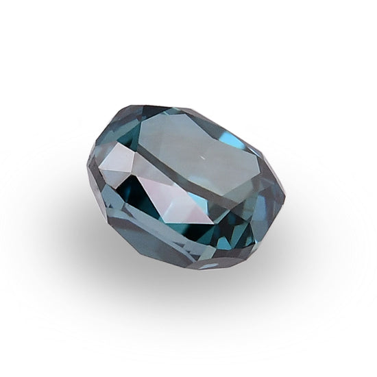 0.15 Carat Fancy Deep Blue Green Cushion Diamond VS2 GIA