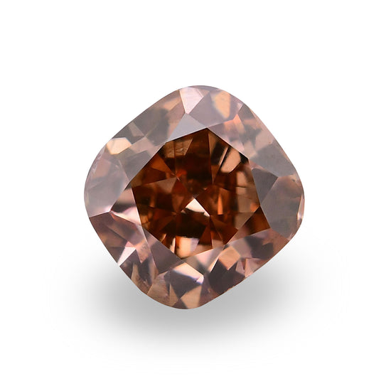 0.41 Carat Fancy Dark Pink Brown Cushion Diamond SI1 GIA