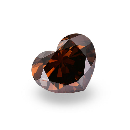 Diamante a cuore Fancy Dark Orangy Brown (SI1) da 5.23 carati GIA