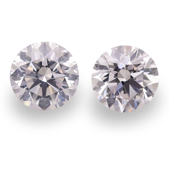 Diamanti Rotondi Taglio Brillante Rosa Leggero SI2 da 2,09 Carati