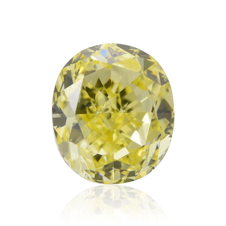 Diamante ovale GIA SI1 giallo intenso fantasia da 1,50 carati