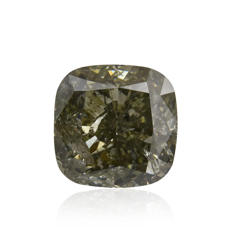 3,55 Karat Chameleon Cushion Diamant (I2) GIA