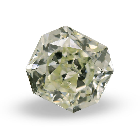0.93 Carat Fancy Light Yellow Green Radiant Diamond SI2 GIA