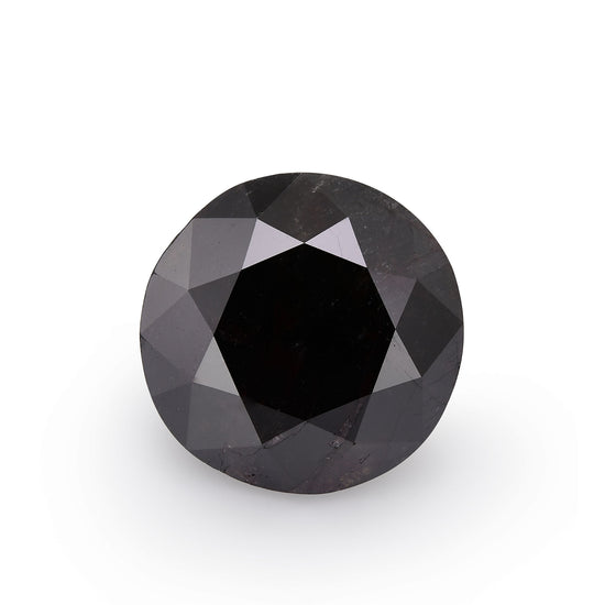 16.82 Carat Fancy Black Round Brilliant Diamond  GIA