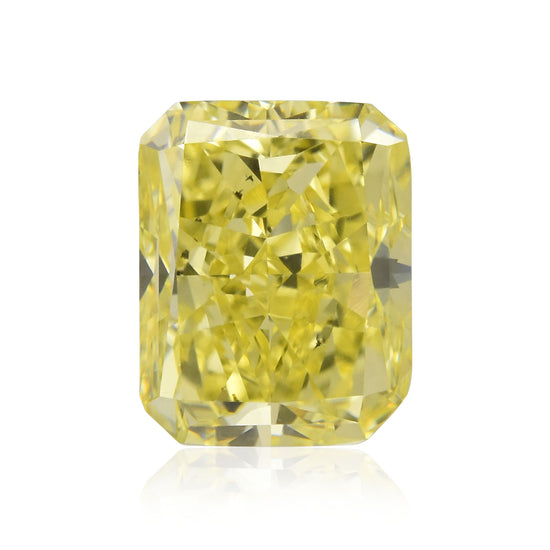 1.56 Carat Fancy Intense Yellow Radiant Diamond SI1 GIA