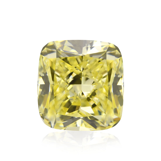 0.70 Carat Fancy Yellow Cushion Diamond VS1 GIA
