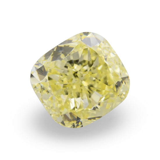 2.14 Carat Fancy Yellow Cushion Diamond SI2 GIA
