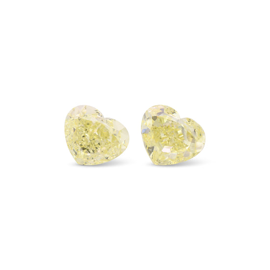 Diamanti Giallo Chiaro Fancy a Cuore da 4,01 carati VS2 GIA