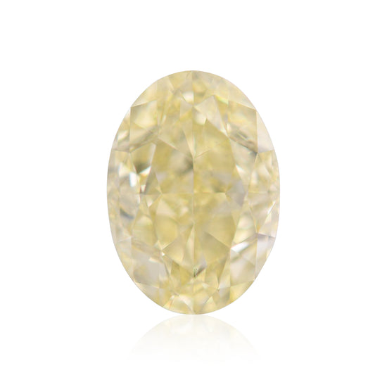 4.01 Carat Fancy Yellow Oval Diamond SI1 GIA