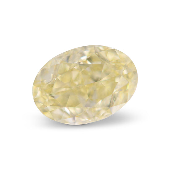 4.01 Carat Fancy Yellow Oval Diamond SI1 GIA