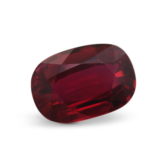 4.01 Carat Red MOZAMBIQUE Cushion Ruby AGL No Heat