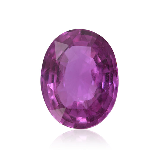 4.01 Carat Pink MADAGASCAR Oval Sapphire GIA