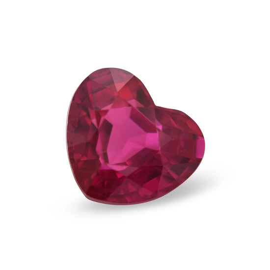 4.03 Carat Red MOZAMBIQUE Heart Ruby AGL No Heat