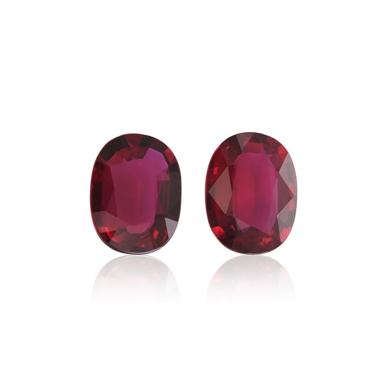 4.08 Carat Red Oval Ruby GRS