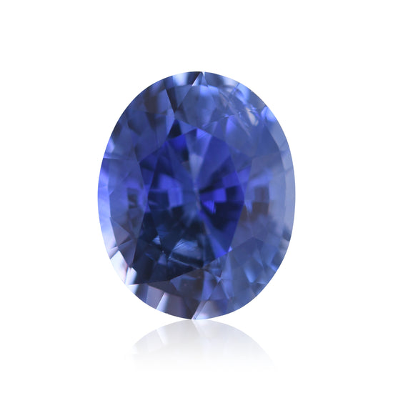4.13 Carat Blue SRI LANKAN Oval Sapphire CD