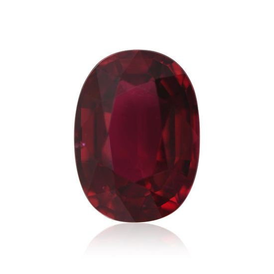 4.14 Carat Red MOZAMBICAN Oval Ruby AGL No Heat