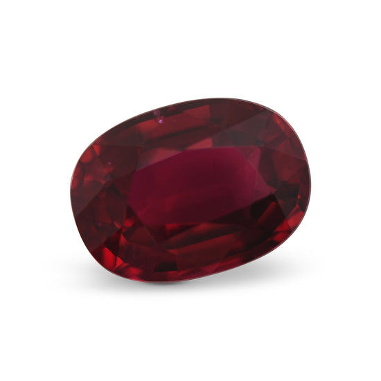 4.14 Carat Red MOZAMBICAN Oval Ruby AGL No Heat
