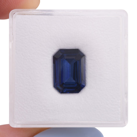 4.21 Carat Blue SRI LANKAN Cushion Sapphire GIA