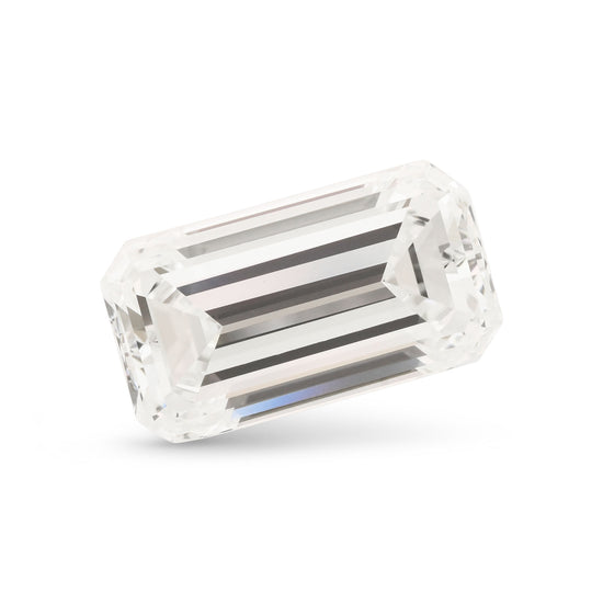 4.23 Carat F Emerald Diamond VS1 GIA