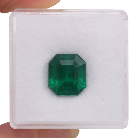 4.28 Carat Green COLOMBIAN Emerald Emerald GRS