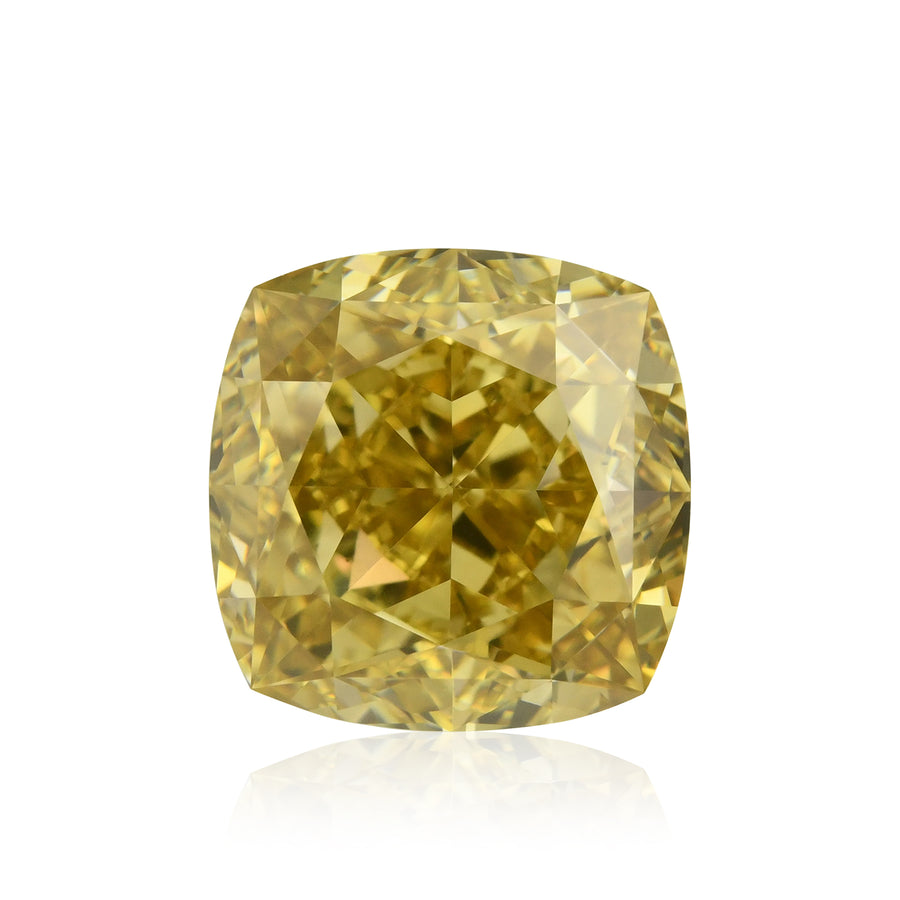4.28 Carat Fancy Brown Yellow Cushion Diamond VS1 GIA