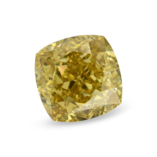 4.28 Carat Fancy Brown Yellow Cushion Diamond VS1 GIA