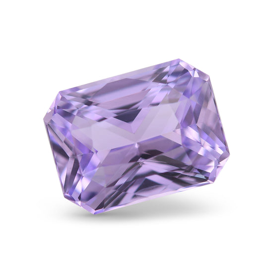 4.34 Carat Purple SRI LANKAN Radiant Sapphire GIA