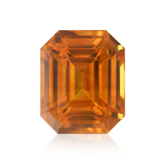 4.50 Carat Orange SRI LANKAN Emerald Sapphire GIA