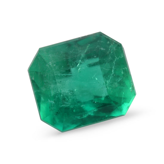 4.54 Carat Green COLOMBIAN Emerald Emerald CD