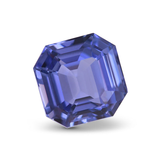 4.98 Carat Purple MADAGASCAR Emerald Sapphire GIA Unheated