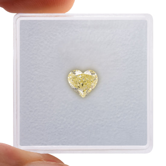 0.71 Carat U-V HEART Diamond VS2 GIA