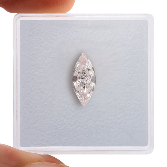 0.70 Carat Faint Pink Marquise Diamond (I1) GIA