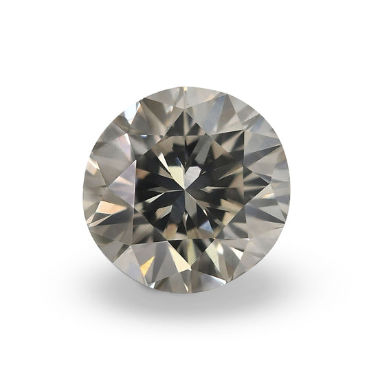 0.42 Carat Fancy Gray Round Brilliant Diamond SI1 GIA