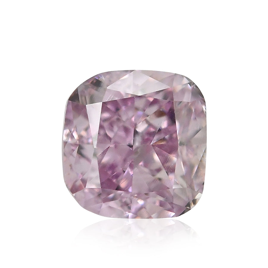 0.50 Carat Fancy Pink Purple Cushion Diamond SI1 GIA