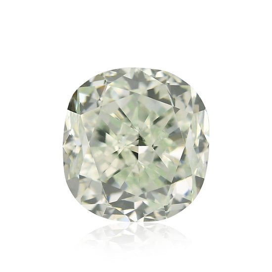 0,52 Karat Fancy Green Cushion Diamant (SI2) GIA