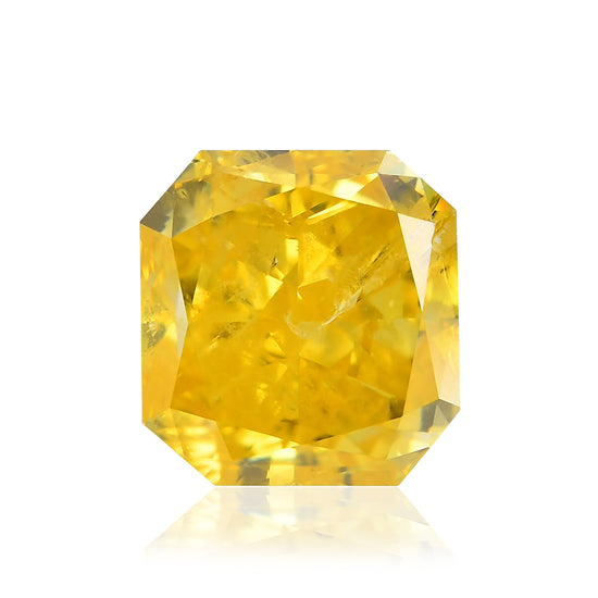 Diamante Radiante Giallo Fancy Vivid da 2,31 Carati (I1) GIA